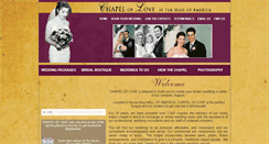 Desktop Screenshot of chapeloflove.com